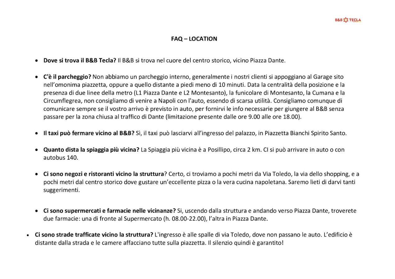 Tecla 3* Naples