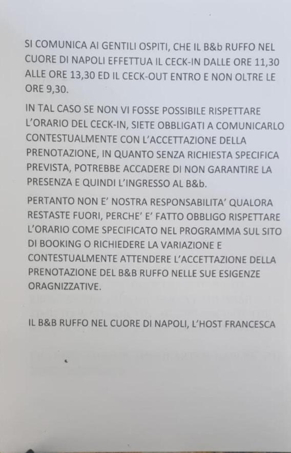 Bed & Breakfast Ruffo Nel Cuore Di