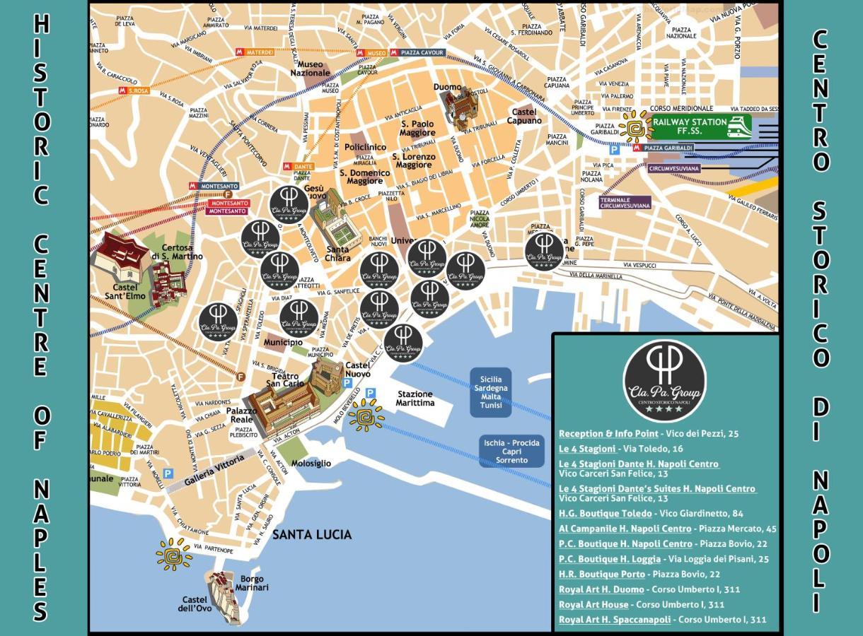 Guest house Le 4 Stagioni Dante's H Centro, By Clapa Group Naples