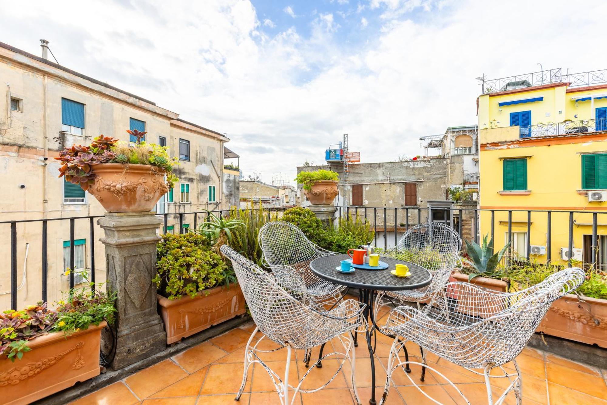 Santa Chiara Charming House With Terrace At Historical Center Apartment Naples